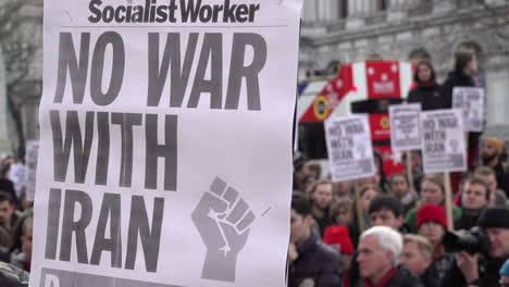 Protestors-gather-opposite-Downing-Street-in-London-in-a-demonstration-called-by-the-Stop-The-War-Coalition-to-oppose-war-with-Iran-following-the-US-air-strike-that-killed-General-Soleimani