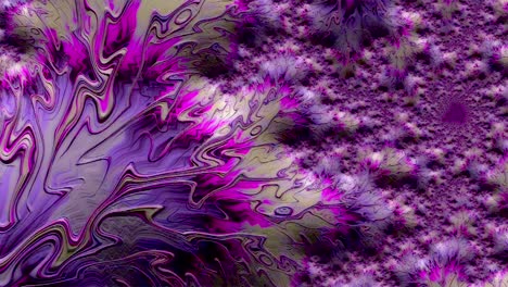 Toque-Abstracto-De-Colores-Con-Fondo-De-Movimiento-Múltiple-Púrpura