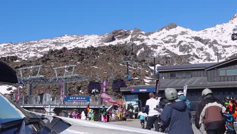 Tongariro-Whakapapa-Sky-Waka-Gondeln-Auf-Dem-Skigebiet-Whakapapa