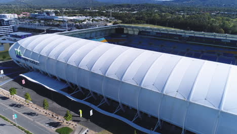 Aerial-view-of-an-empty-CBus-Stadium-Robina-Gold-Coast-QLD-Australia-home-to-the-Gold-Coast-Titans-NRL-Team