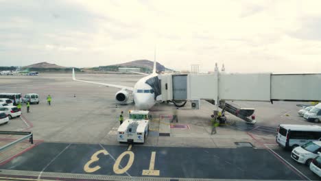 Timelapse-En-El-Aeropuerto-De-Gran-Canaria,-Islas-Canarias