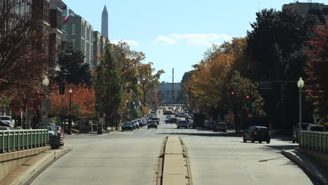 Busy-American-Streets-in-United-States-Capital-City-of-Washington-D