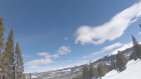 Slow-motion-snowboarding-at-Breckenrdige-Colorado-during-amazing-fresh-powder