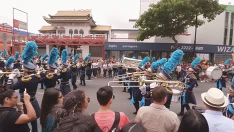 Slow-Motion-Clip-of-Marching-Band-During-Costa-Rica-Pride-Parade-2019