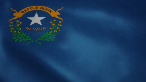 Bandera-De-Nevada,-Cámara-Lenta-Ondeando