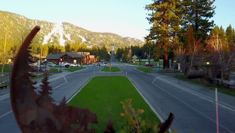 Flying-Over-Lake-Tahoe-Entrance-Sign