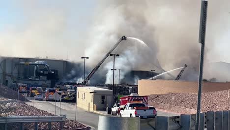 Emergency-crews-battle-fire-at-recycling-center