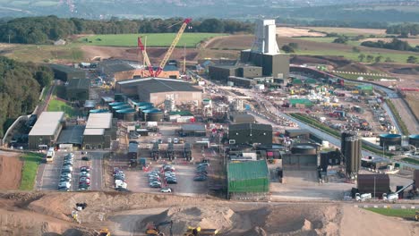 Woodsmith-Polyhalite-Mine,-Whitby---Aerial-Footage,-Clip-5,-Movement:-Right-to-Left-Flight