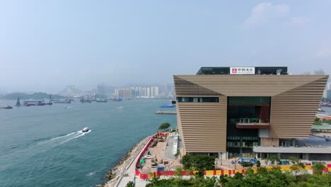 Edificio-Hkpm-Del-Museo-Del-Palacio-De-Hong-Kong,-Durante-La-Construcción