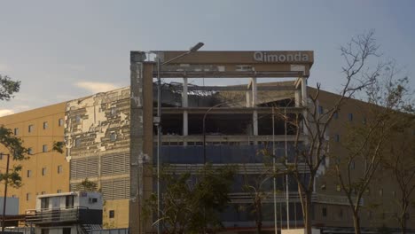 Damaged-Qimonda-Building-In-Cebu-City-After-Typhoon-Rai,-One-Of-The-Most-Powerful-Storms-To-Hit-The-Southern-Philippines