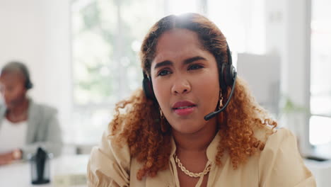 Business,-call-center-and-woman-for-telemarketing