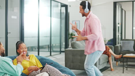 Dance,-happy-and-man-with-headphones-for-music