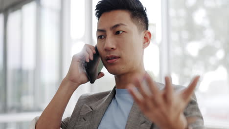 Phone-call,-networking-and-Asian-man-with-a-phone