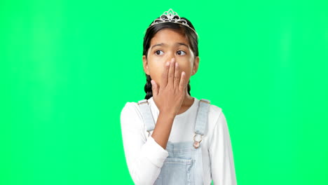 Girl,-princess-and-shock-face-by-green-screen