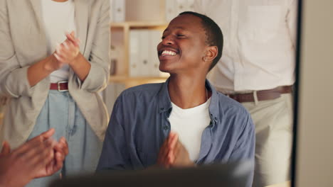 Clapping,-success-and-business-black-man