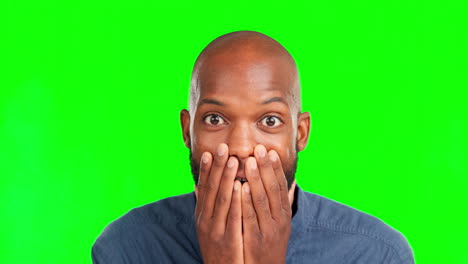 Wow,-hands-and-face-of-black-man-on-green-screen