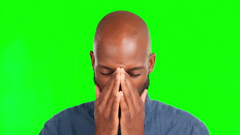 Headache,-massage-and-stress-with-black-man