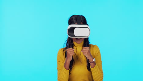 Virtuelle-Realität,-Boxspiel