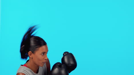 Fitness,-mockup-or-sports-woman-boxing