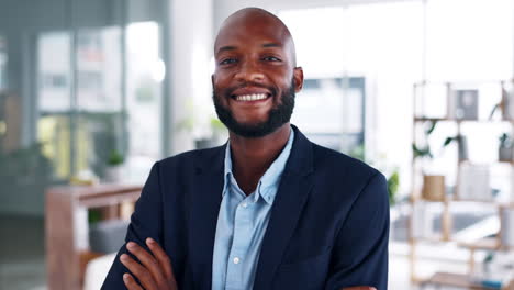 Happy-black-man,-face-and-smile-in-business