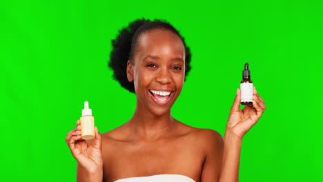 Skincare,-product-and-recommend-with-a-black-woman