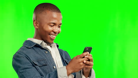 Green-screen,-funny-and-black-man