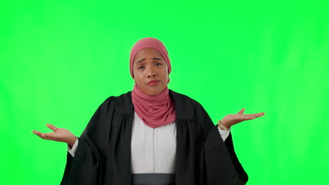 Musulmana,-Abogada-Y-Mujer-Con-Una-Decisión