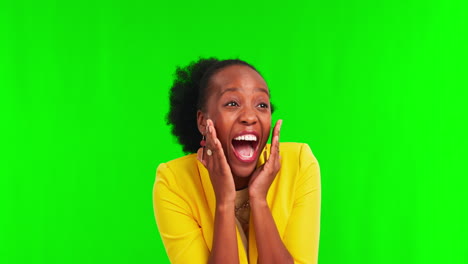 Surprise,-happy-and-business-with-black-woman