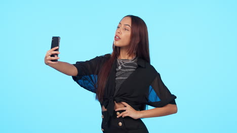 Selfie,-Mode-Und-Frau-Mit-Gen-Z