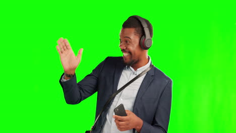 Green-screen,-thumbs-up-and-happy-man-streaming