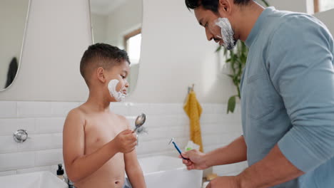 Teaching-skincare,-shaving-cream