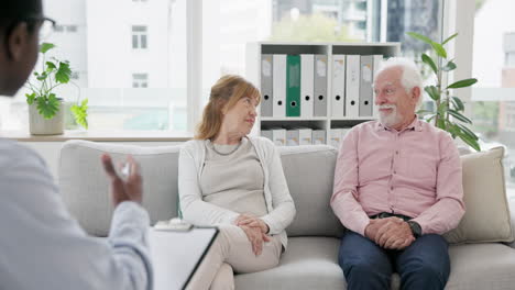 Senior,-happy-couple-and-therapy-with-psychologist