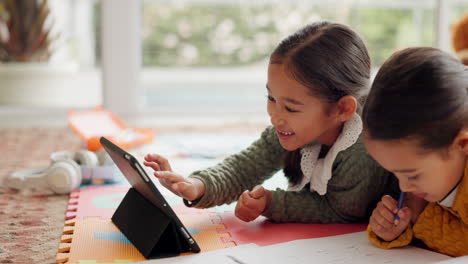 Tablet,-online-learning-and-children-search