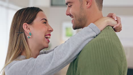Property,-success-and-couple-dance-in-celebration