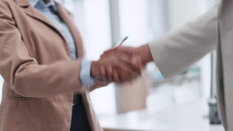 Business-people,-shaking-hands-and-job-interview