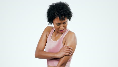 Shoulder,-pain-and-woman-with-sports-injury