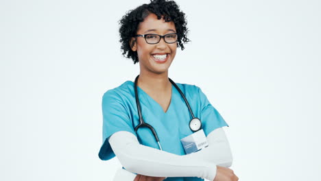 Frau,-Arzt-Oder-Krankenschwester-Und-Gesundheitswesen