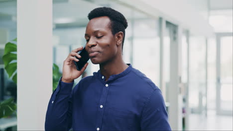 Phone-call,-business-and-black-man
