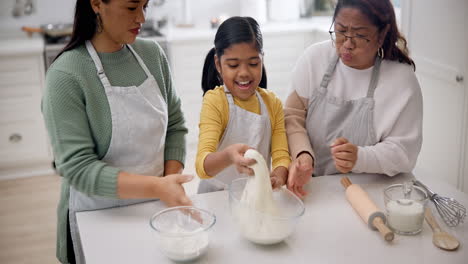 Baking,-support-and-family-in-a-kitchen