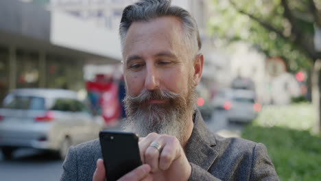 portrait-of-happy-businessman-using-smartphone-texting-messages-smiling-enjoying-mobile-phone-communication-satisfaction-mature-caucasian-man-stylish-beard