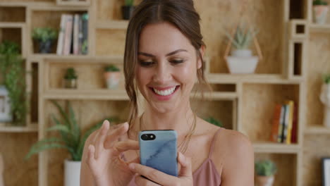 portrait-of-attractive-young-woman-using-smartphone-smiling-texting-browsing-online-happy-reading-social-media-messages-enjoying-mobile-communication-connection