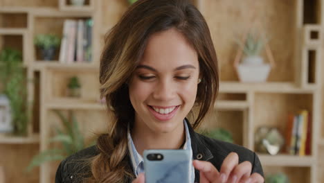 portrait-of-young-woman-using-smartphone-enjoying-texting-browsing-online-social-media-messages-smiling-happy-mobile-phone-connection