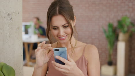 portrait-of-beautiful-young-woman-using-smartphone-texting-browsing-online-happy-reading-social-media-messages-enjoying-mobile-communication-connection