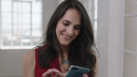 portrait-of-stylish-woman-laughing-cheerful--enjoying-texting-browsing-using-smartphone-mobile-technology-beautiful-female-sharing-communication