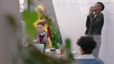 dancing-chicken-happy-business-people-meeting-funny-rooster-victory-dance-students-celebrate-in-silly-office-party-enjoying-crazy-presentation-meeting