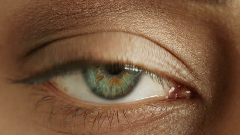 Nahaufnahme-Makro-Grünes-Auge-Schöne-Iris-Natürliche-Menschliche-Schönheit-Gesundes-Sehvermögen-Konzept