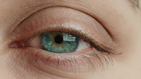 macro-beauty-human-eye-opening-blinking-beautiful-blue-iris-close-up