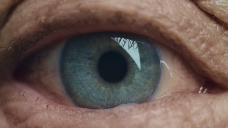 Nahaufnahme-Eines-Makro-Augenblinzelns-Im-Alter,-Sehgesundheitskonzept