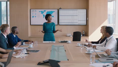 business-woman-presenting-successful-solution-to-shareholders-celebrating-with-applause-congratulating-female-executive-for-growth-in-sales-clapping-hands-in-office-boardroom-meeting