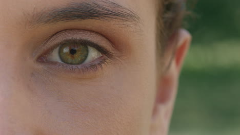 Nahaufnahme-Des-Schönen-Auges-Einer-Blinzelnden-Frau-Mit-Gesundem-Sehvermögen